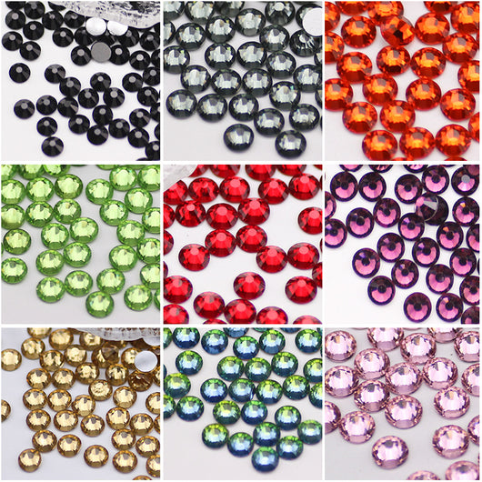Diamante de Cristal Facetado con Base Plana - Colores Variados - Image 2