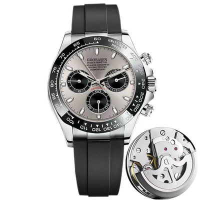 Reloj Mecánico para Hombre con Calendario y Movimiento Quartz - Image 10