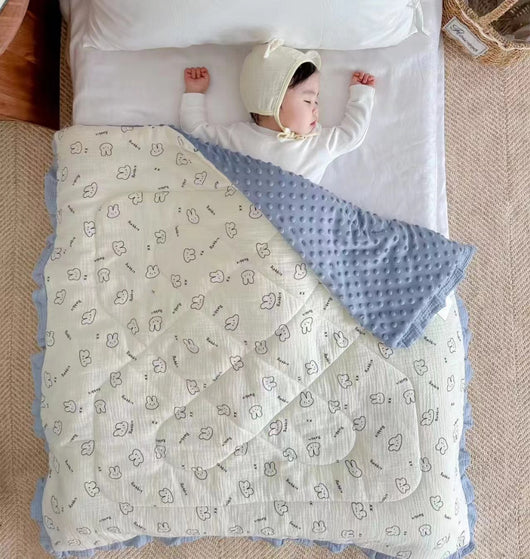 Edredón Infantil Acolchado con Encaje para Siesta - Invierno y Otoño - Image 6