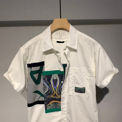 Camisa Estampada de Manga Corta - Image 9