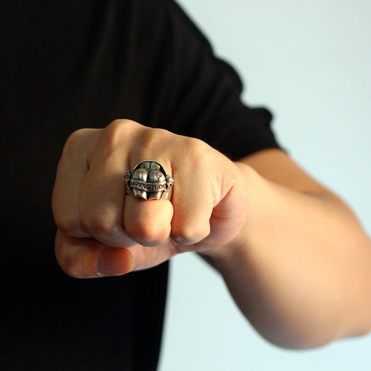 Anillo Punk de Plata 925 Thai Diseño Exclusivo - Image 15