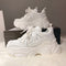 Zapatillas Plataforma Blancas con Tacón Alto - Sneakers Elegantes