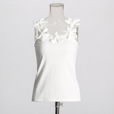 Blusa Elegante para Mujer con Diseño de Flores 3D y Detalles de Costura - Image 5