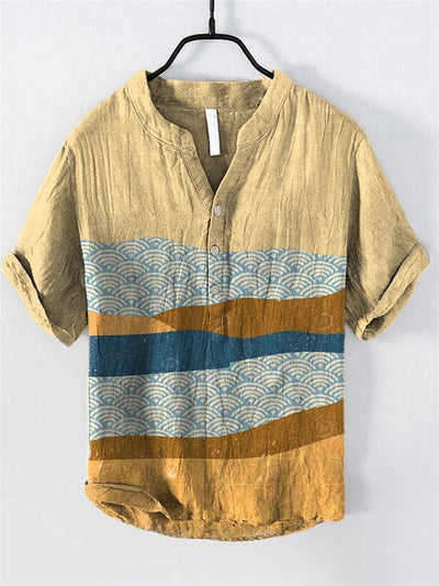 Camisas de Verano para Hombre Estilo Trendy Tres Botones - Image 18