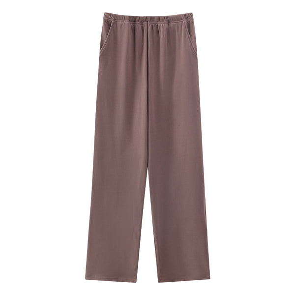 Pantalones de Pijama Holgados en Terciopelo Suave para Hombre - Otoño e Invierno