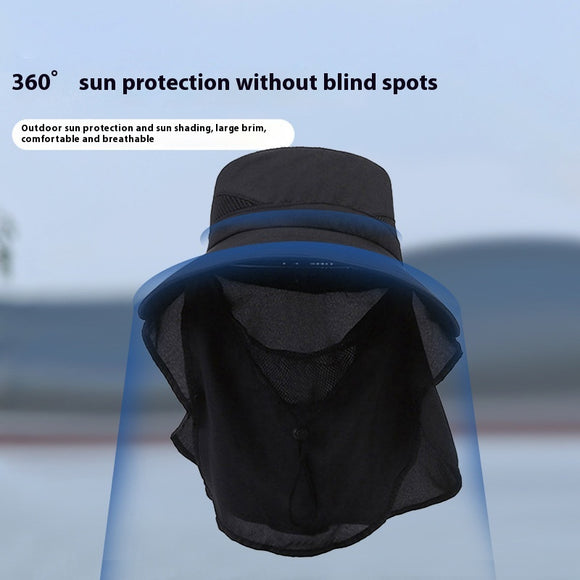Sombrero Pescador de Ala Ancha con Protección UV para Hombre