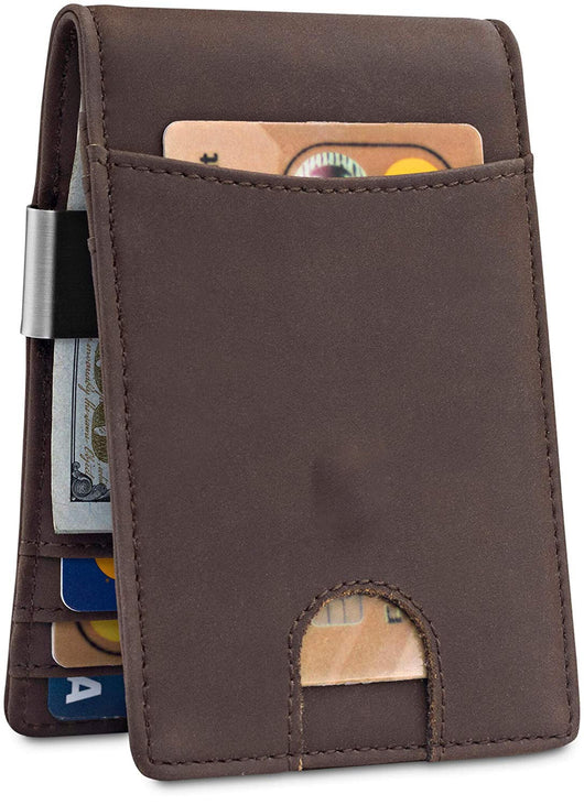 Cartera RFID para Hombre en Cuero Genuino - Protección Contra Robo de Datos - Image 14