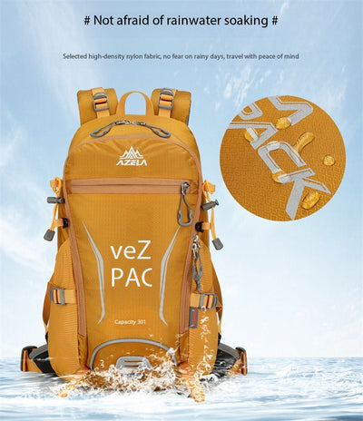 Mochila de Senderismo AZELA 30L Naranja - Resistente para Trekking y Montañismo - Image 17