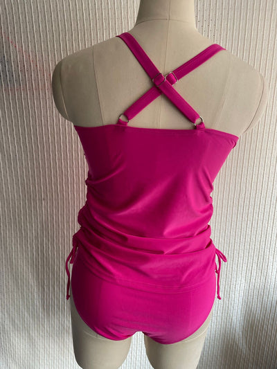 Traje de Baño Separado Mujer Ajustado Color Sólido Nylon Premium - Image 12
