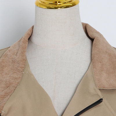 Chamarra Suelta Cuello Alto para Mujer - Cortavientos Moderno - Image 16