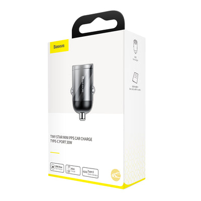 Cargador Rápido para Auto Baseus Huixiaoxing 30W - USB Simple - Image 7