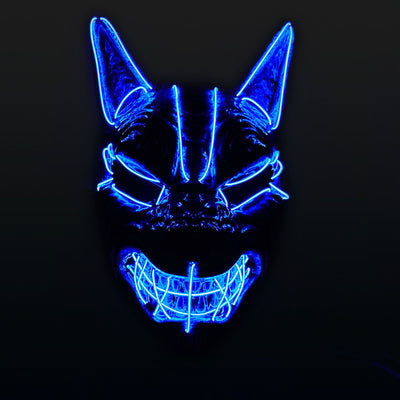 Máscara LED Luminosa de Cara Completa para Halloween - Image 13
