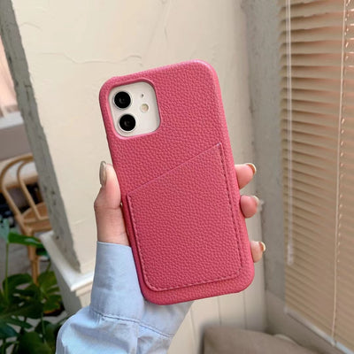 Funda para Teléfono con Ranura para Tarjetas y Textura Piel de Cocodrilo - Image 2
