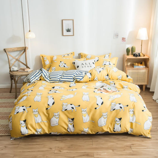 Juego de Cama Completo Algodón: Funda Nórdica, Sábanas y Almohada - Image 29