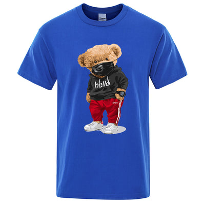 Playera Deportiva Estampado Oso para Hombre - Image 9