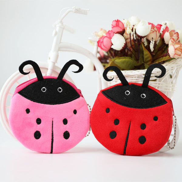 Monedero Peluche Personalizado con Diseño de Insectos - Mariposa y Abeja