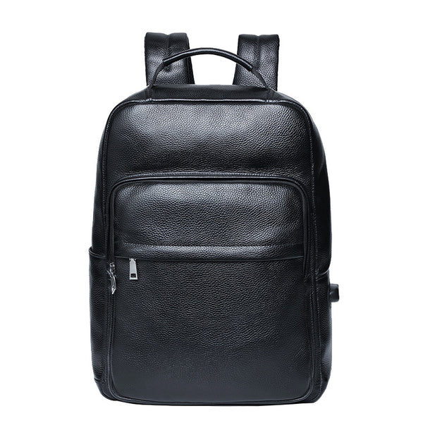 Mochila Ejecutiva de Cuero Genuino para Hombre con Compartimento para Laptop - Image 5