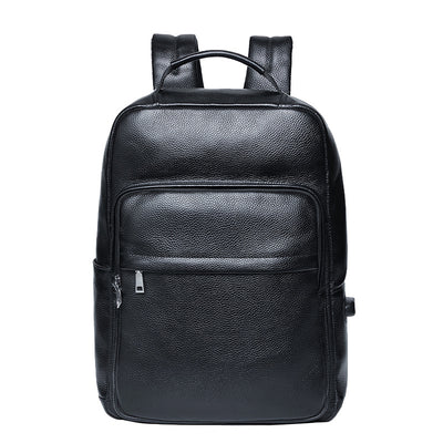 Mochila Ejecutiva de Cuero Genuino para Hombre con Compartimento para Laptop - Image 5