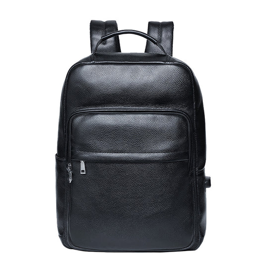 Mochila Ejecutiva de Cuero Genuino para Hombre con Compartimento para Laptop - Image 5