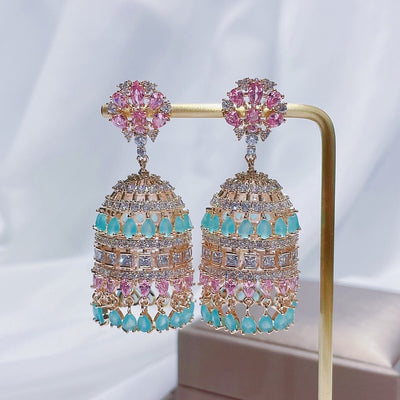 Aretes de Borlas con Circonitas Incrustadas - Elegancia Brillante - Image 11