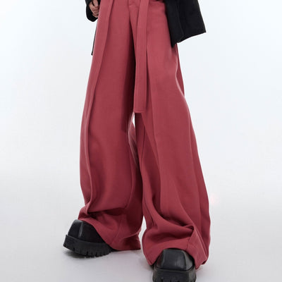 Pantalón Ancho con Cintura Deconstruida y Líneas Tridimensionales - Image 10