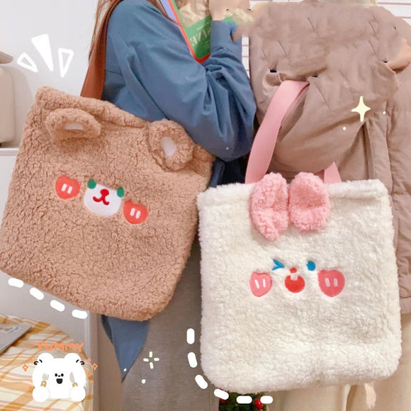 Bolsa Tote Bordada Adorable para Mujer