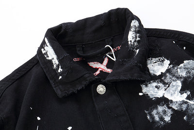 Chaqueta Denim Suelta con Solapa Tipo Abrigo - Image 15