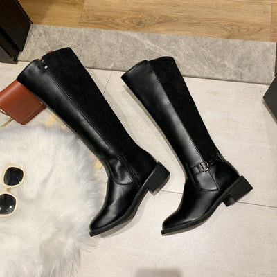 Botas Altas Bicolor para Otoño e Invierno - Image 2