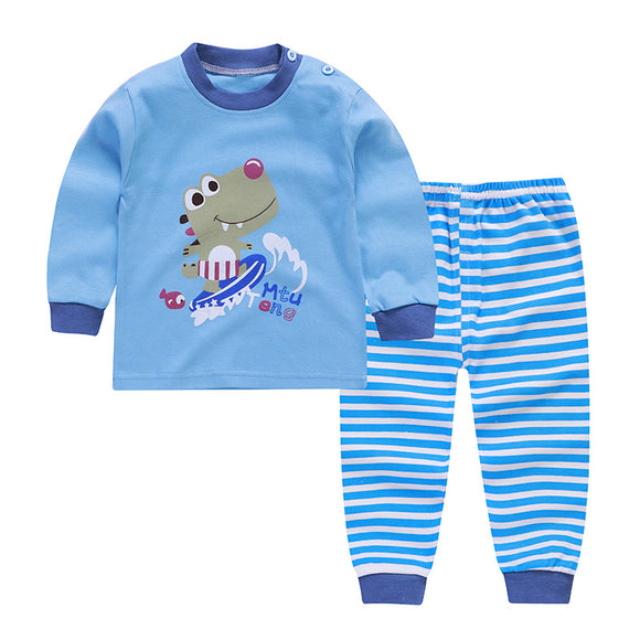 Pijamas de Otoño e Invierno para Niñas - Conjunto Cálido de Manga Larga