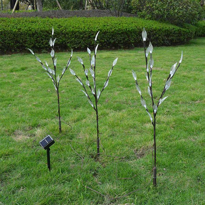 Luces LED Solares Impermeables para Jardín en Forma de Hojas - Image 14