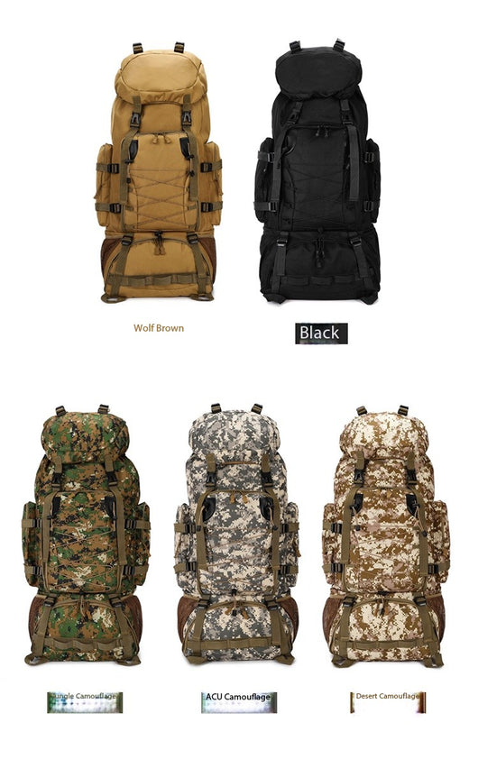 Mochila de Senderismo de Gran Capacidad - Resistente para Camping y Viajes Largos - Image 10