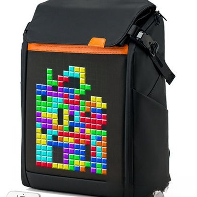 Mochila LED Inteligente con Proyección Bluetooth para Ciclismo - Image 3