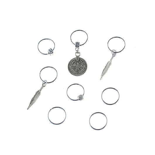 Pasador de Cabello con Moneda y Hoja - Accesorio Elegante - Image 12