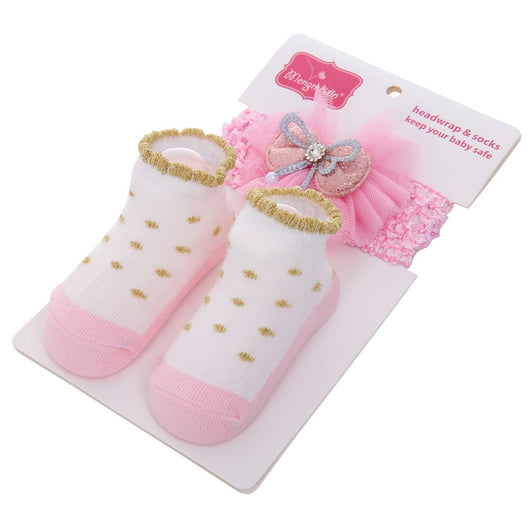 Calcetines Infantiles con Pompones 3D y Lunares para Niños - Image 6
