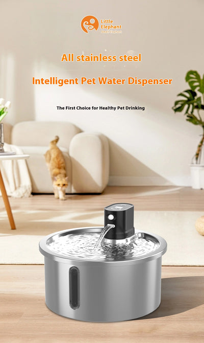 Fuente de Agua para Gatos Acero Inoxidable con Calentamiento Continuo - Image 16