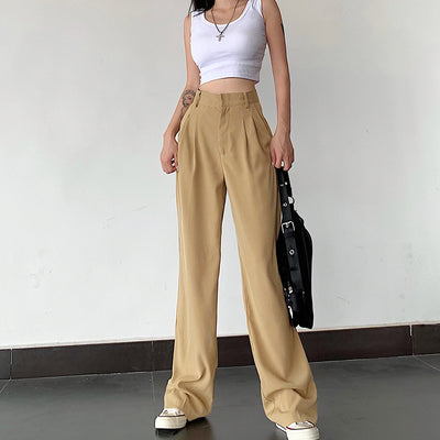 Pantalón Retro Cintura Alta Slim Fit Casual para Mujer - Image 15
