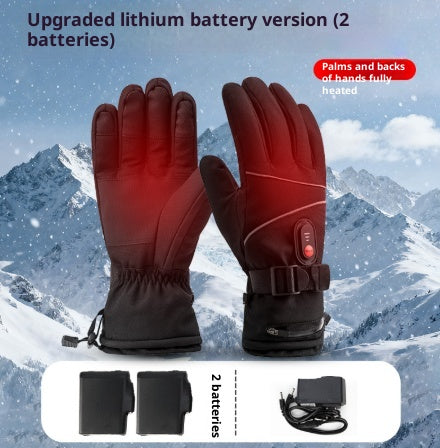 Guantes Térmicos Deportivos para Ciclismo con Calefacción Eléctrica - Image 13