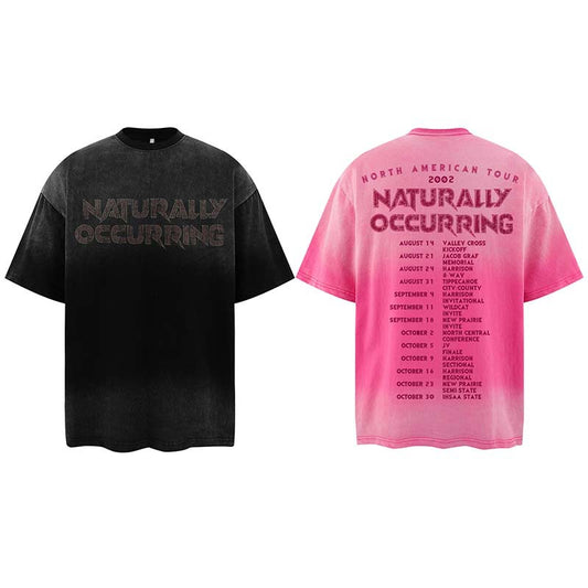 Camiseta Retro Vintage Estampado Degradado con Letras Desgastadas para Hombre - Image 2