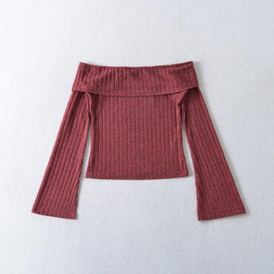 Blusa Slim Hombros Descubiertos - Estilo Desenfadado - Image 23