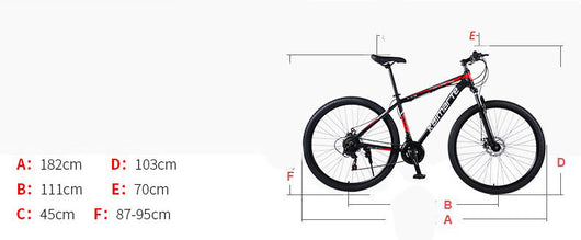 Bicicleta de Montaña con Suspensión de Aleación de Aluminio y Frenos de Disco - Image 6