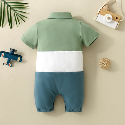 Enterizo Infantil de Cuello Abierto y Manga Corta con Diseño Tridimensional - Image 13