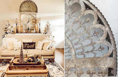 Decoración de Domo Metálico para Sala de Estar y Chimenea - Image 10