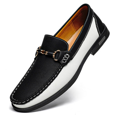 Mocasines de Cuero Genuino para Hombre Talla Grande 47 - Zapatos Casuales Cómodos - Image 4