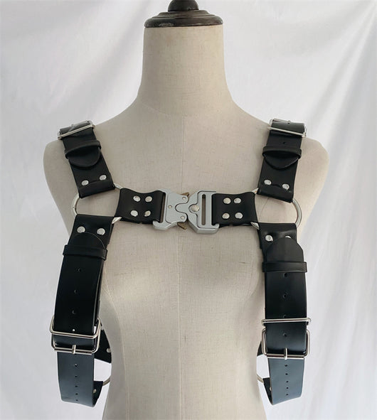 Cinturón Ajustable Estilo Goth Punk con Correa de Hombro - Image 10