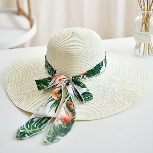 Sombrero de Paja con Cintas de Gasa - Image 9