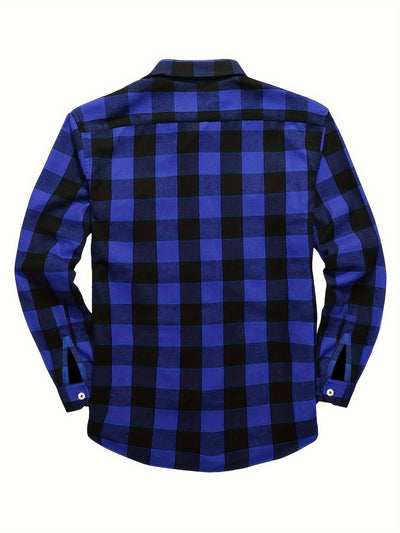 Camisa de Franela a Cuadros para Hombre - Uso Todo el Año - Image 15