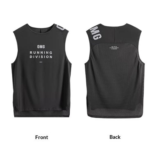Camiseta Deportiva Hombre Sin Mangas Transpirable Seda Helada Entrenamiento Ligero - Image 5