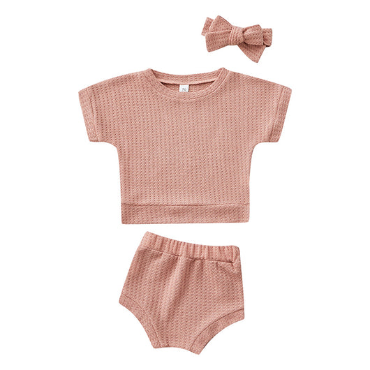 Conjunto Deportivo Casual Textura Waffle Colores Sólidos - Image 16
