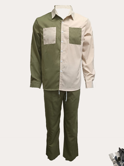 Traje Casual de Pantalón y Camisa para Hombre - Image 9