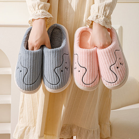 Pantuflas de Rayas para Pareja - Cómodas, Antideslizantes y Cálidas para Casa - Image 6